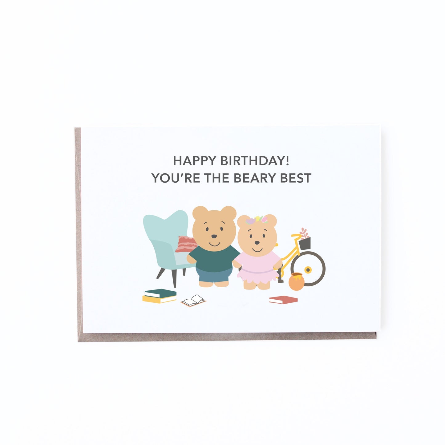 Beary Best Birthday Card