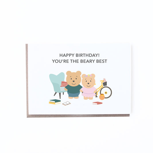 Beary Best Birthday Card