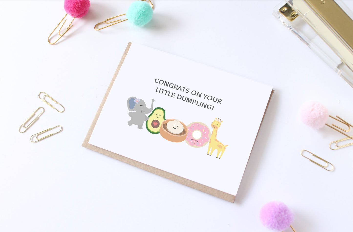 Congrats Dumpling Card