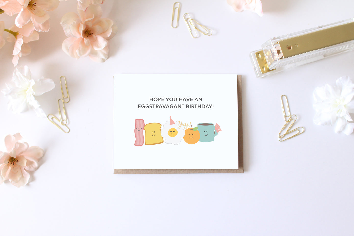 Eggstravagant Birthday Card