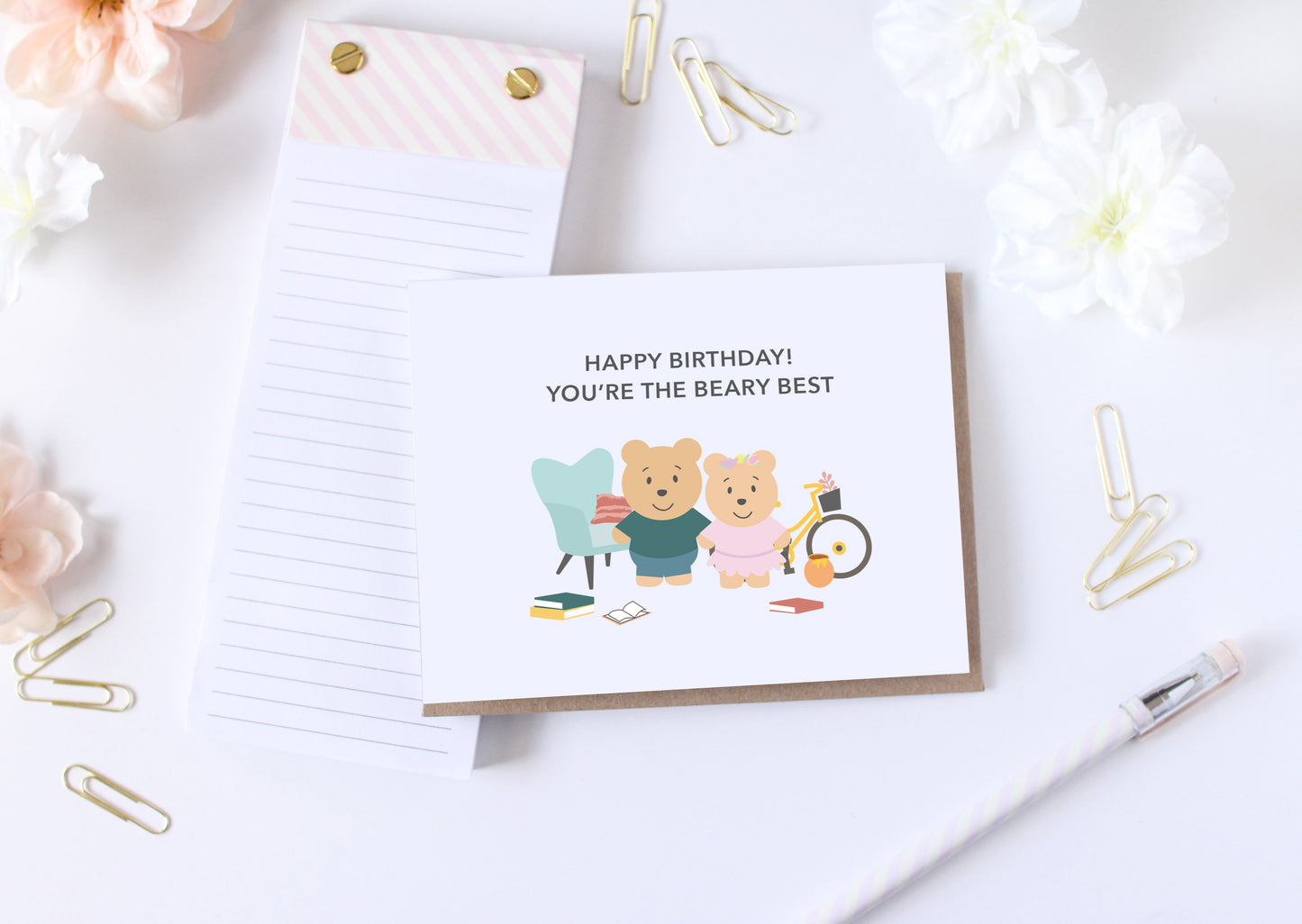 Beary Best Birthday Card